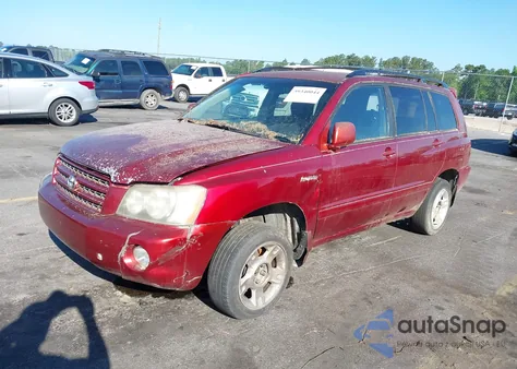 2001 Toyota Highlander V6 from USA, damaged, VIN JTEGF21A910025749